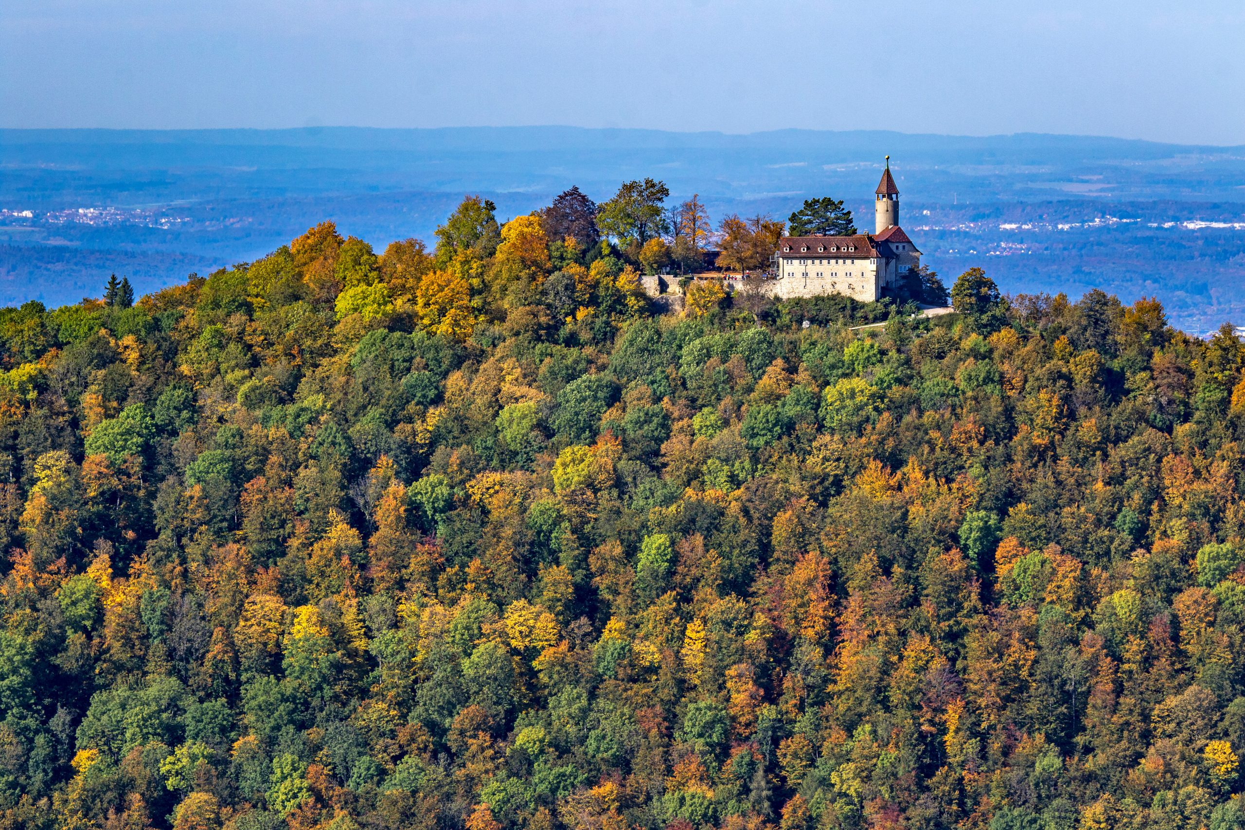Schwäbische Alb mit Burg Teck